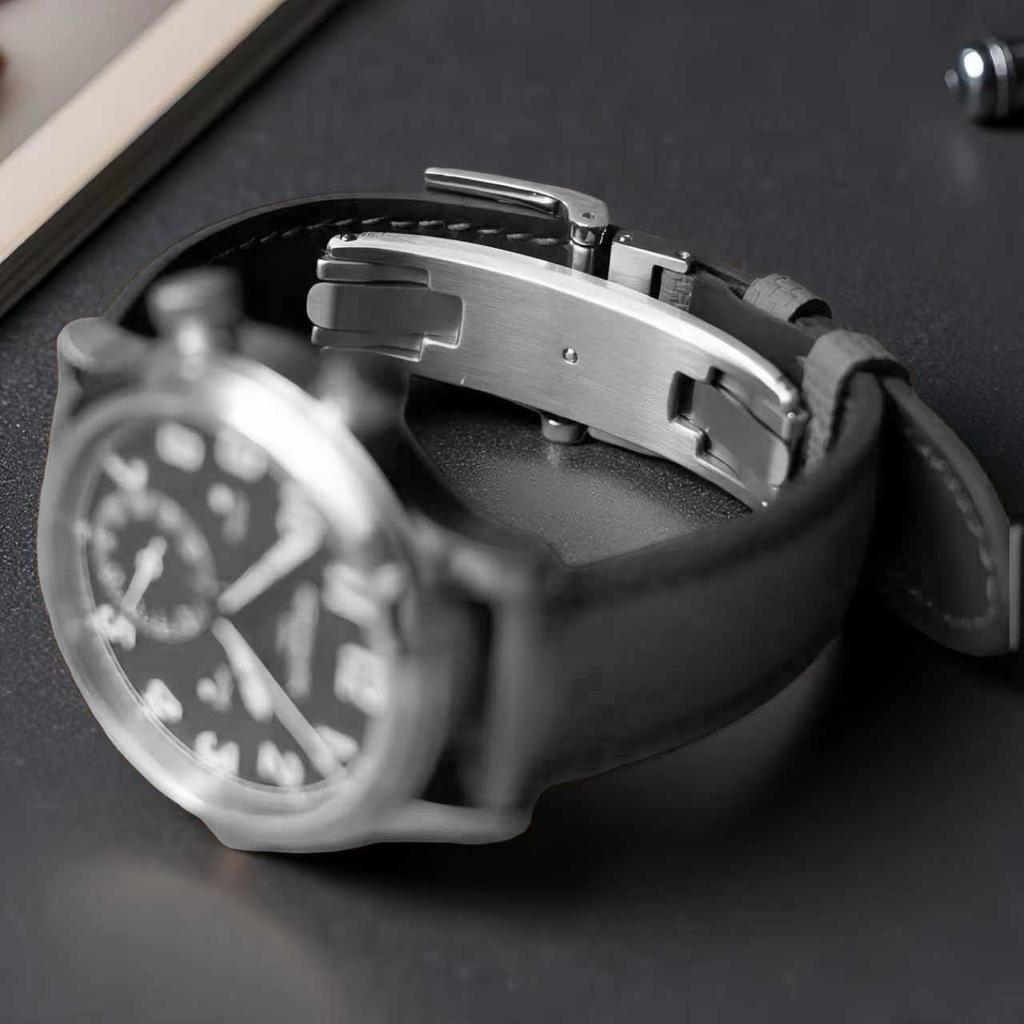 For Delugs Universal Sailcloth FKM Rubber Watch Strap 18mm 19mm 20mm 21mm 22mm Quick Release Bar Flat End Watch Bands