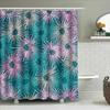 Vintage Floral Print Shower Curtain Waterproof Bath Decoration Pink Blue Green Modern Bathroom Decorations For Home Accessories