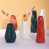 Nordic Minimalism Flower Vase Plastic Vase Dining Table Decorations Creative Plant Bottle Living Room Container Ornament