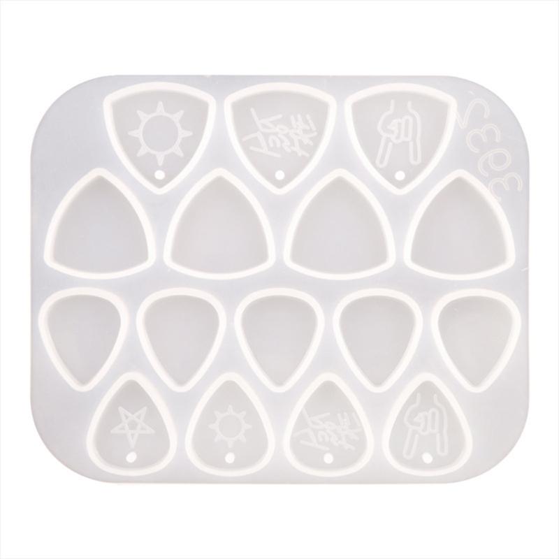 

1/2/3Pcs Guitar Picks Molds for Resin Casting Guitars Pick Resin Mold for Musical Instruments Accessories Adult Kids