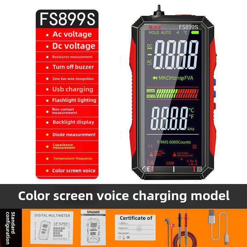 High Precision Intelligent Digital Multimeter with Large Screen Display