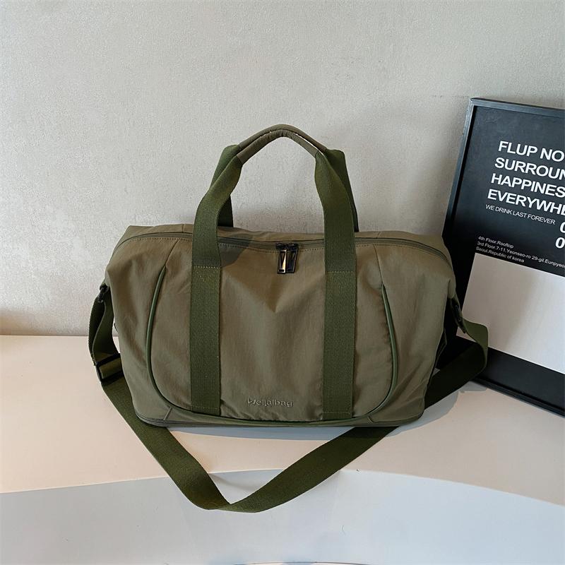 Extensible Yoga Fitness Bag Women's Travel Bag Lightweight Outdoor Canvas Storage Bag