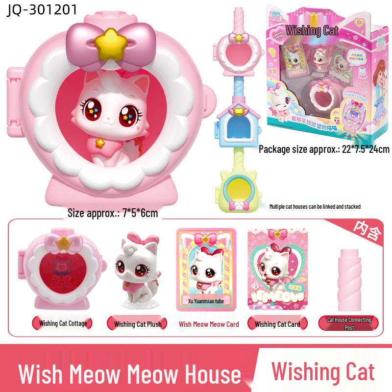 Beautiful Kitten Plush Toy Princess - Wish Meow Meow Birthday Gift for Girls