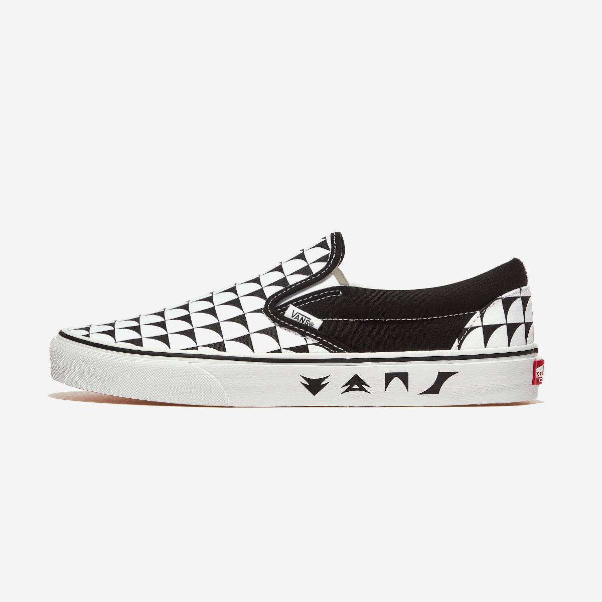 

[Vans] Classic Slip-On - Checkerboard Black/True White, VN000CT5BP7, 1010110089, Popular Korean Shoes 225