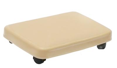 Sanko Plastic Rakugoro Large Caster Hand Beige Truck,