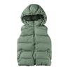 Autumn and Winter Feather Cotton Vest Women's Short Student Hooded Vest To Keep Warm Korean Version of The Thin Vest Jacket