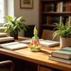 Meditierende Göttinnenstatue 3D-gedruckte sitzende Naturgöttin Skulptur Spirituelle Figur für Haus Zimmer Garten Dekoration