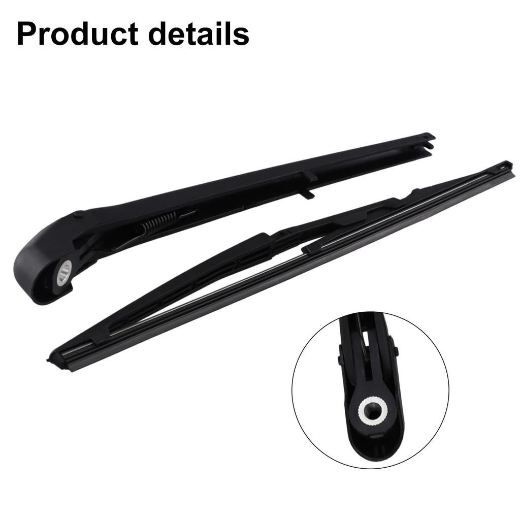 ABS Rear Windshield Wiper With Blade For FIAT Panda Mk2 Hatchback 2003-2012 Windscreen Wipers Parts Car Accessories