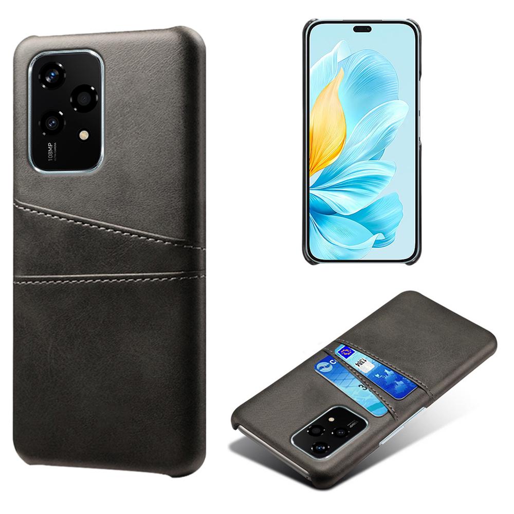 For Honor 200 Lite Case Dual Card Slots PU Leather+Hard PC Phone Cover