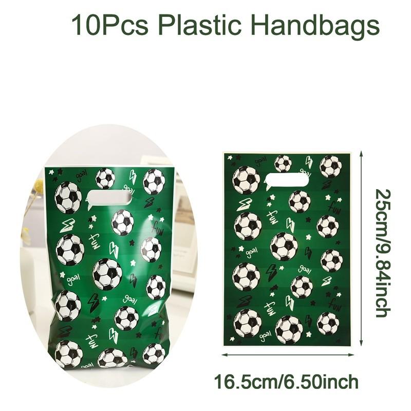 Football Soccer Birthday Party Decoration Kids Soccer Sports Theme Tableware Banner Gift Bags Supplies Set For Boy Favor