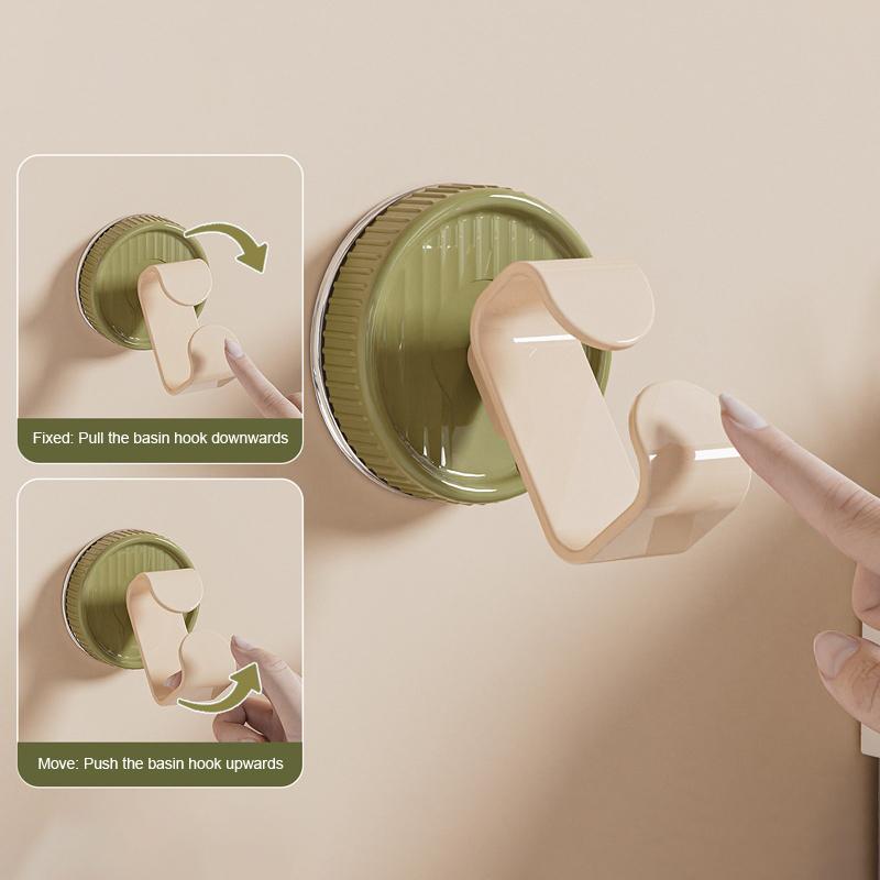 Bathroom Hooks Toilet Wash Basin Storage Rack Bathroom Punch-Free Storage Rack In Various Colors