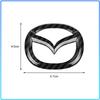 For Mazda 6 3 CX5 5 2 323 CX7 Demio Atenza Axela MX30 CX30 CX3 CX9 RX8 RX7 ABS Car Steering Wheel Center Emblem Sticker Accessories