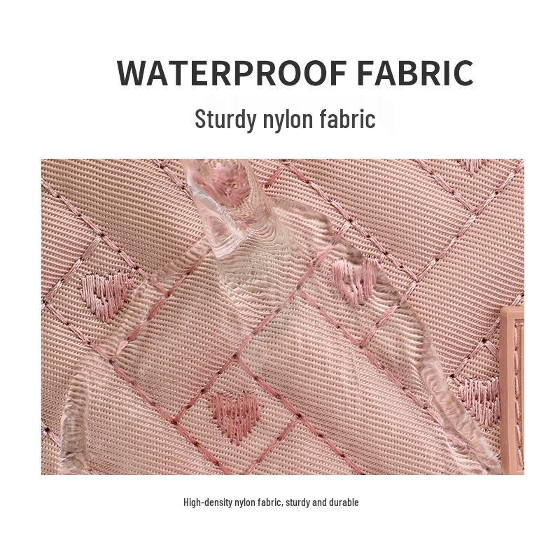 Women's Lightweight Water-Repellent Nylon Crossbody Shopping Bag