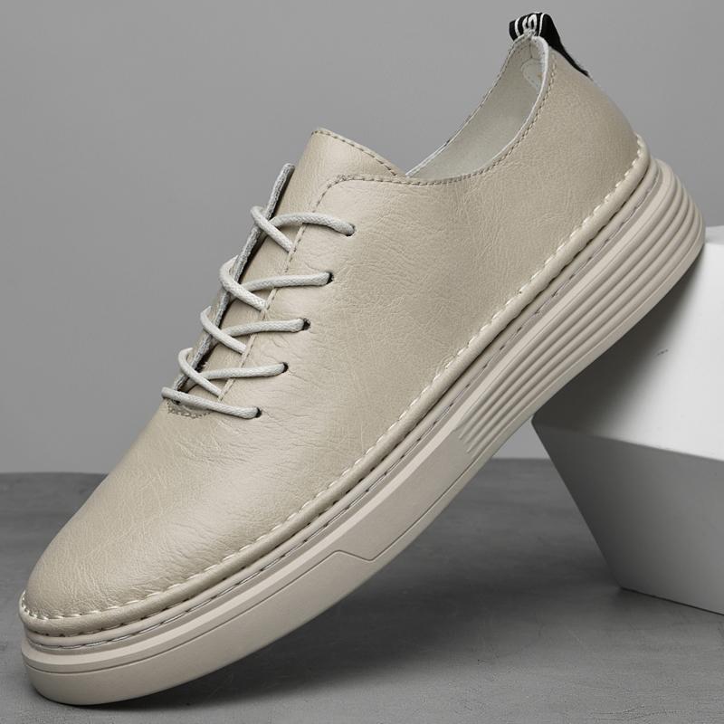 Fashion Hot Sale Men's Casual Shoes Handmade Genuine Leather Oxford Shoes Comfortable Men Sneakers New Breathable Male Walking Footwear
