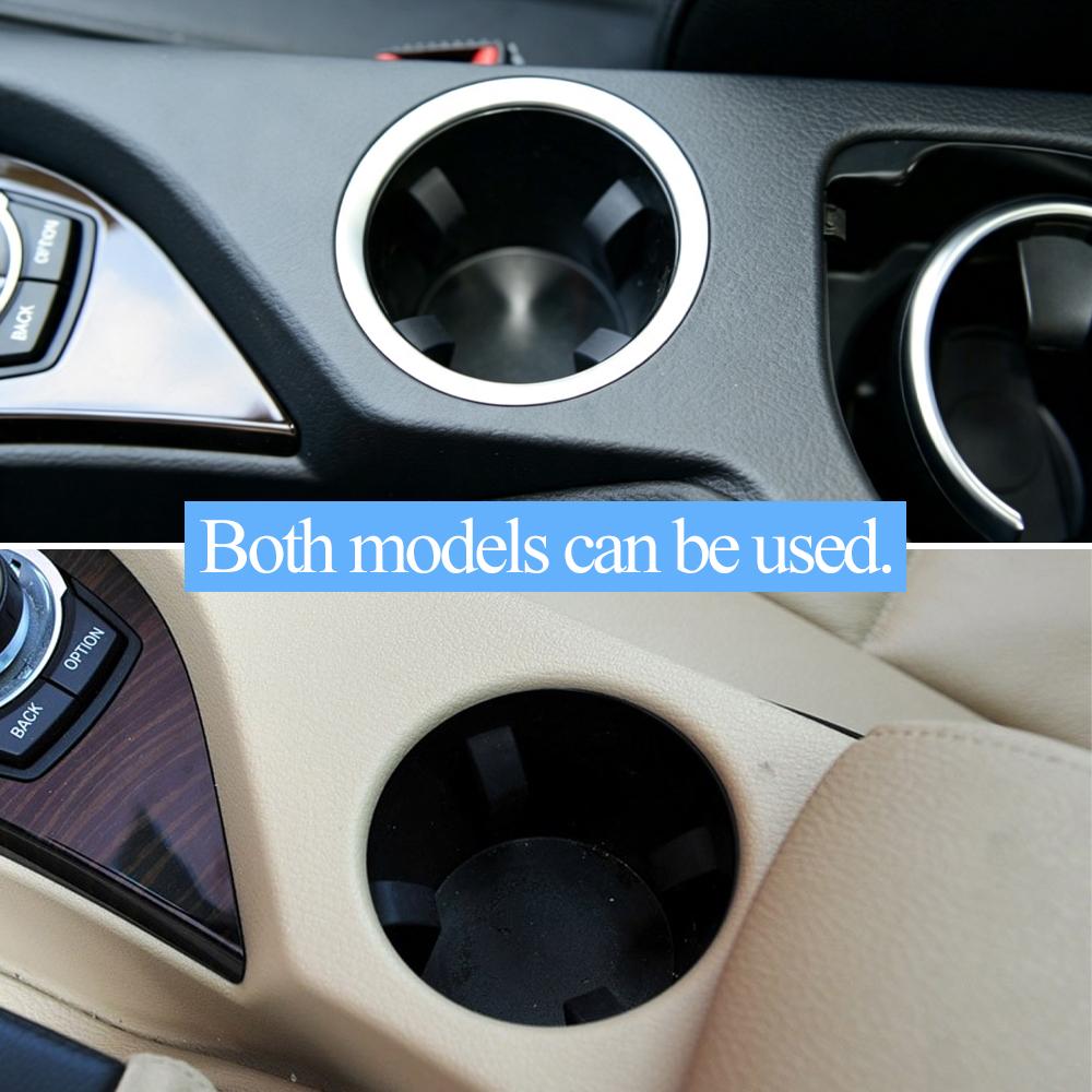 LHD RHD Car Front Console Armrest Box Water Cup Holder Drinks Support For BMW X1 E84 2009-2012 51162993623 51169285145