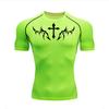 Tight Fitting Men's Sportswear Moisture-Wicking Running And Fitness Quick Drying Summer Top Versatile Minimalist Casual And Fashionable