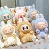 Labubu Series "Monsters Are Sitting" Vinyl Plush Keychain Pendant Blind Box Toys Mystery Box Mystery Caixa Action Figure