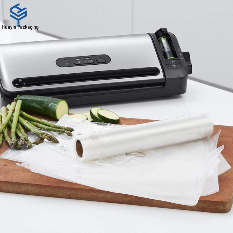 5m Food-Grade Cuttable Vacuum Bag, Transparent Dot Pattern for Food Preservation