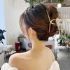 Metal Gold Line Hair Clip 4P SET