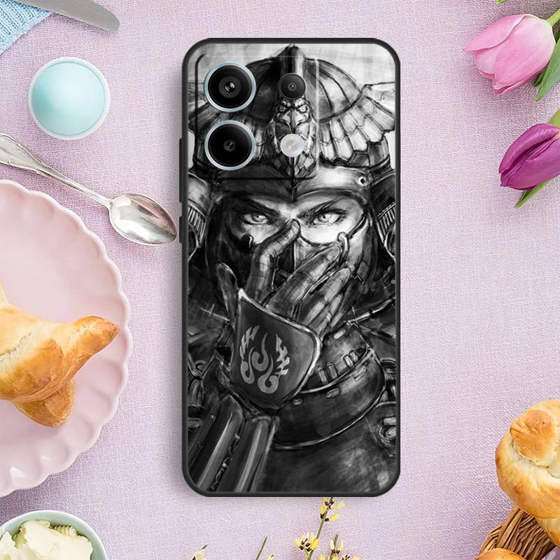 Samurai Japan Art Case For Xiaomi Redmi Note 13 11 10 12 14 15 Pro Plus Cover For Redmi 15 14C 10C 13C 12C 15C
