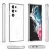 2025 new Samsung S24 Ultra transparent magnetic mobile phone case is suitable for Terminator magsafe anti-drop case