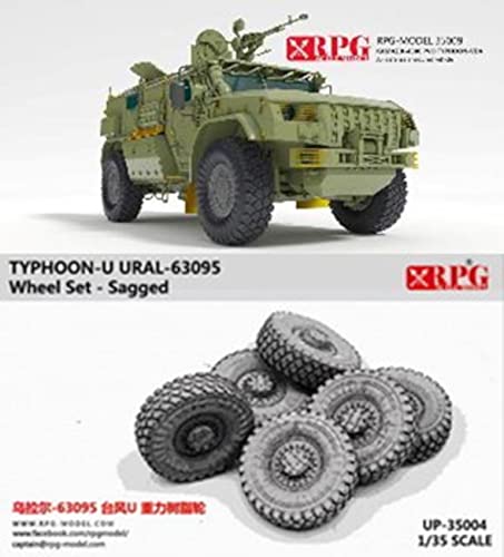 RPG Scale Model 1/35 Russian Typhoon Wheeled Armored Vehicle VDV K-4386 PVO Plastic Model 35009 Molded in Color