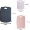Cutting Boards for Kitchen,Plastic Cutting Board Set of 3, Thick Chopping Boards for Meat, Veggies, Fruits, with Easy Grip Handle,Dishwasher Safe