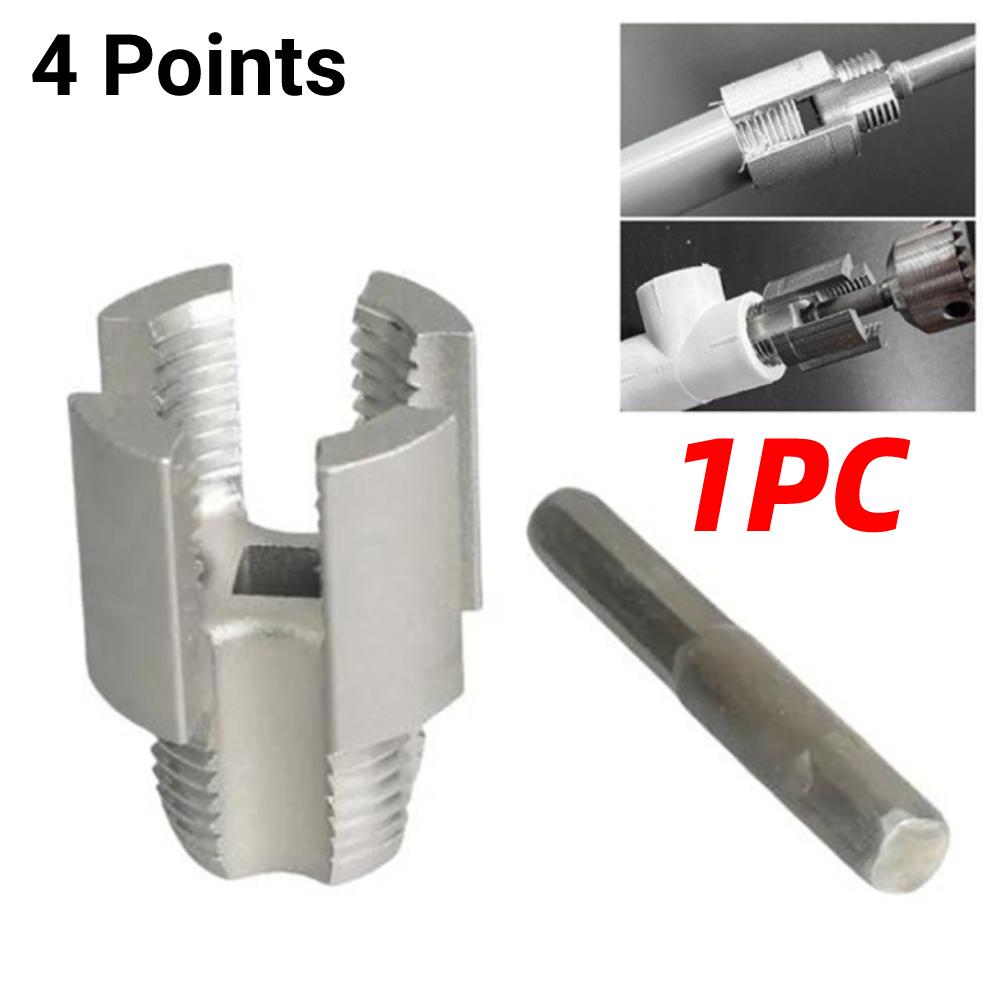 

DN15 DN20 Pipe Threading Tool Integrated Internal & External Pipe Threading Tool for 1/2 3/4 PVC Pipe Thread Cutting Tools