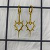 Gothic Punk Style Thorn Heart Earrings Stylish Goth Thorn Heart Earring Jewelry Beautiful Ear Rings Ear Pendant Charm