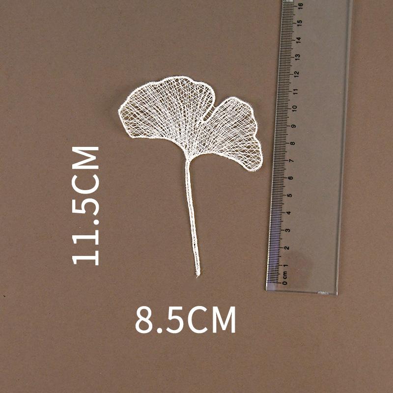 Fish Thread Eyelash Embroidery Lace Cloth Sticker Water-Soluble Hollow Lace Piece Flower Embroidery Piece Wedding Dress Accessories