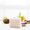 Nordic Crystal Napkin Holder Square Upright Tissue Box Metal Tissue Case Restaurant High Quality Metal Board Creative Napkin Box