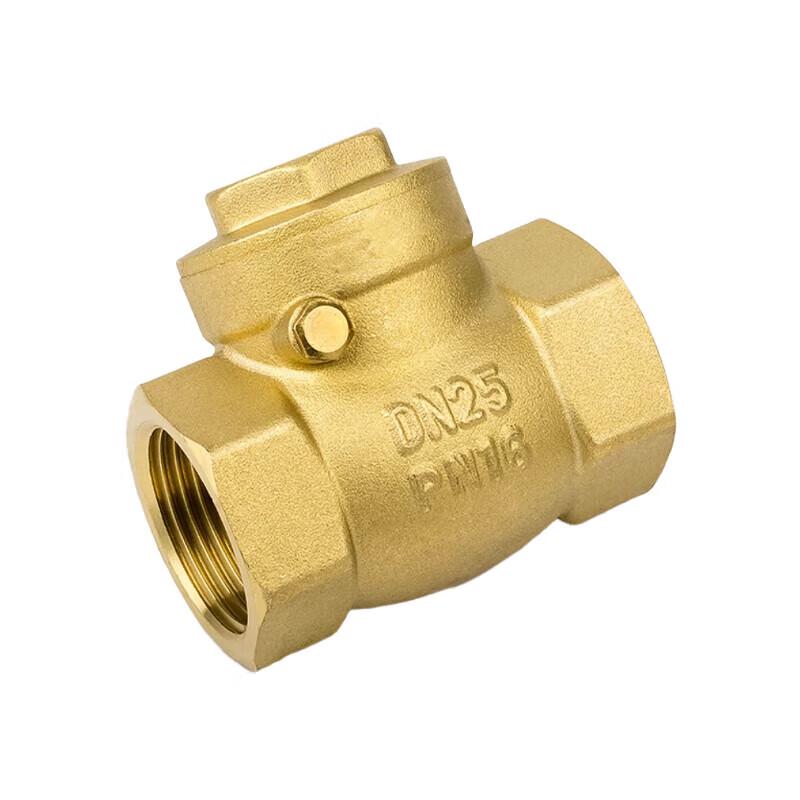 Brass Horizontal Spring Check Valve