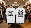 Kollektion Slapshot Boston Weißes T-Shirt Volle Größen S bis 5XL