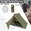 Storm-Resistant Breathable Double Tent - Lightweight Portable Shelter for Hiking Mountaineering Camping