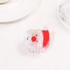 Strong Grip Hair Claw Christmas Themed Hair Clip Christmas Tree Gingerbread Man Snowflake Pattern