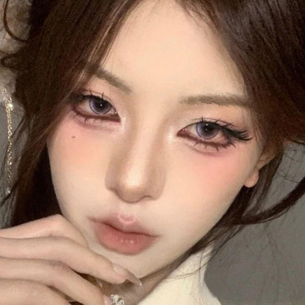 With Jelly Glue Strips Manga Lashes Glue Free 3D False Eyelashes Segmented False Eyelashes Wome