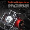TRUE MODS 5 3/4 LED Headlight for Harley Davidson [Black Finish] Round LED Motorcycle