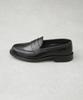 Nano Universe Rain Comfort Size 27 Shoes, Men's Loafers, 010, Black, 668-5233202
