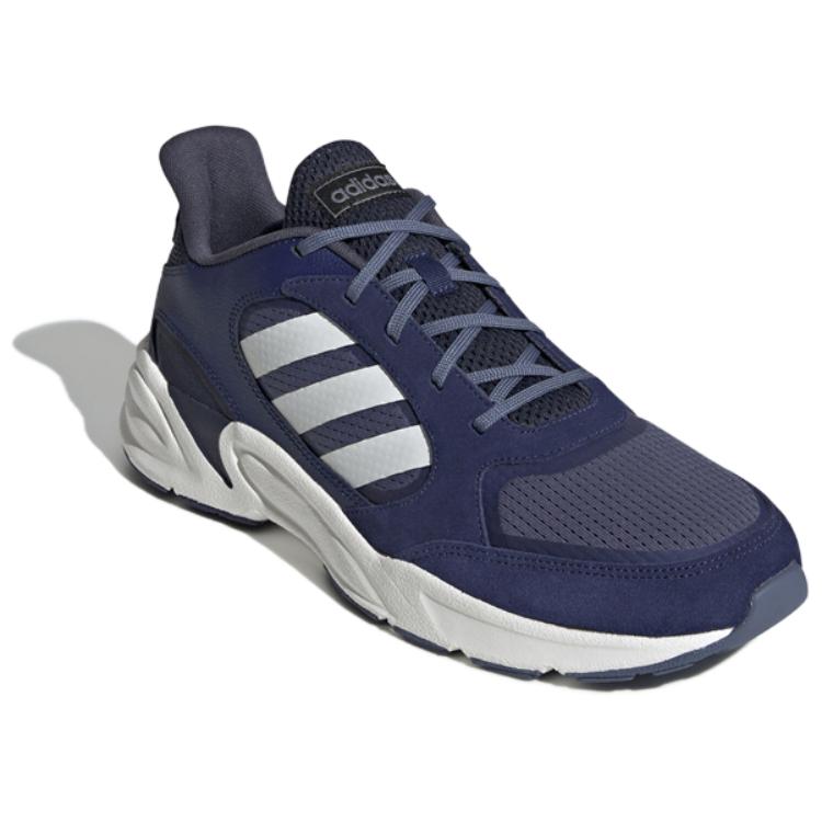 Adidas 90s Valasion Comfortable Versatile Durable Low-Top Running Shoes Men Sneakers Dark-Blue EE9901