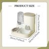 And Water Dispenser,Removable,Compact,Feeding Station Dog Bowl Automatic Pet Feeder Food Feed for Kitten