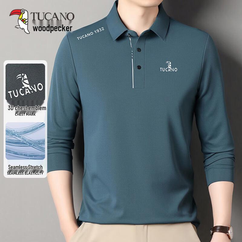 TUCANO Men s Long Sleeve Polo Shirt XXL