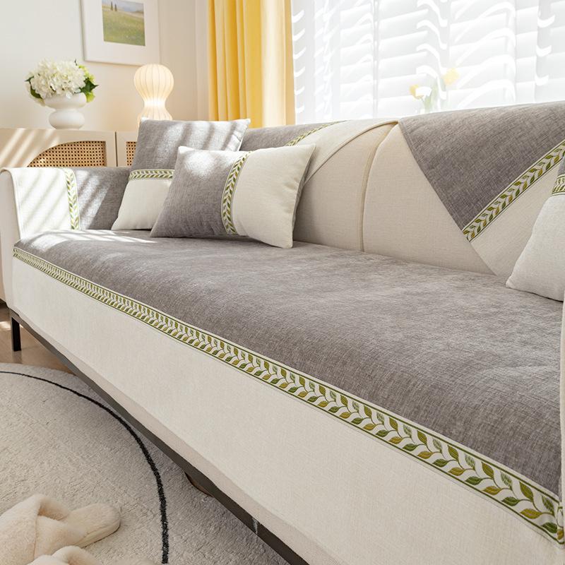 

Подушка для дивана из синели, универсальный противоскользящий чехол для Hyundai, простой тканевый чехол для дивана 70*70