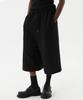 DNSR Crucial Baggy Bermuda Sweatpants Black