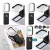25x 10x Led Rectangular Magnifying Glass Powerful Magnification For Clear And Distortion-free Images