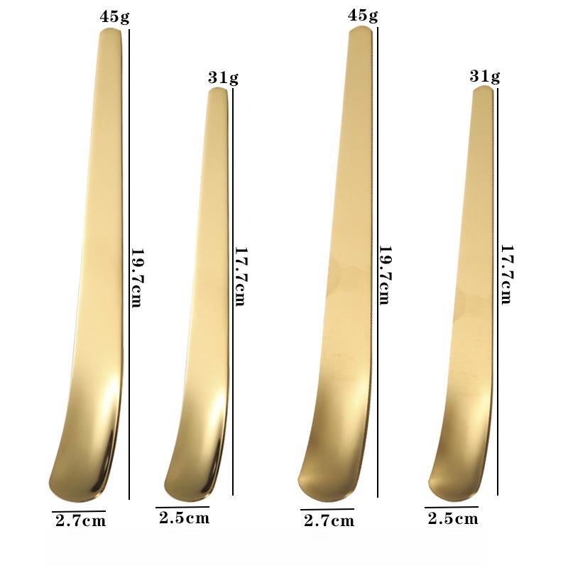 1PCS Flat Coffee Spoon Stainless Steel Coffee Stirrers Tea Spoons Ice Cream Cake Dessert Spoon Bar Kitchen Tableware