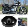 7 Inch Iron Motorcycle Modification LED Headlight Head Lamp Housing Cover(Black)
