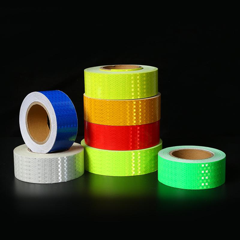 Solid Color High-Intensity Reflective Safety Tape for Anti-Collision & Traffic Warning