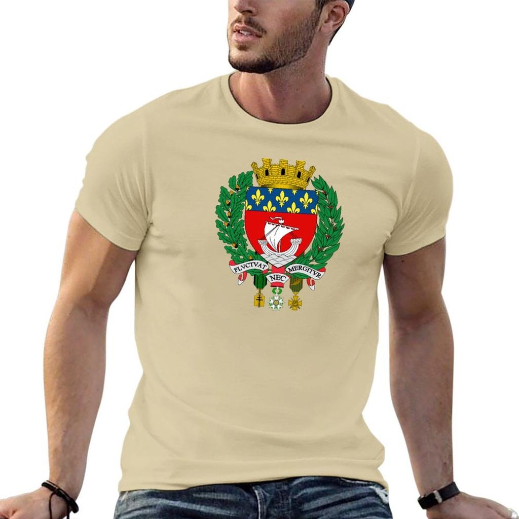 Paris (France) coat of arms T-Shirt graphic t shirt vintage vintage clothes designer shirts mens vintage t shirts