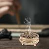 Incense Burner Decor Metal Incense Holder Ornament Detachable Lid Design Desktop Decoration For Yoga Room Tea Room Balcony