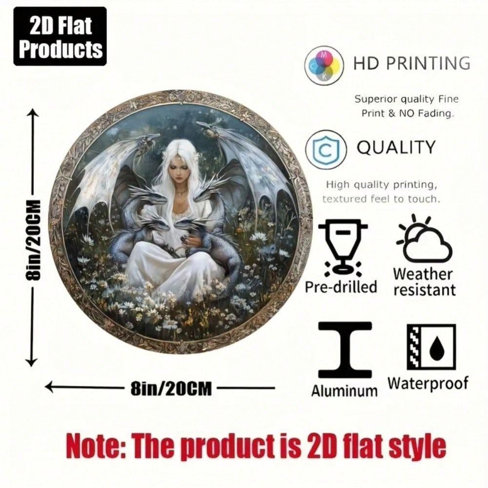 Metal Tin Sign Handmade Art 20x20cm